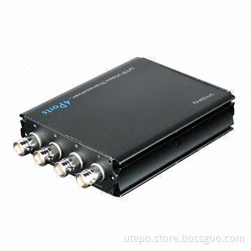 4-channel Passive Video UTP Transceiver, Works with Active Video Balun, for CCTV Camera